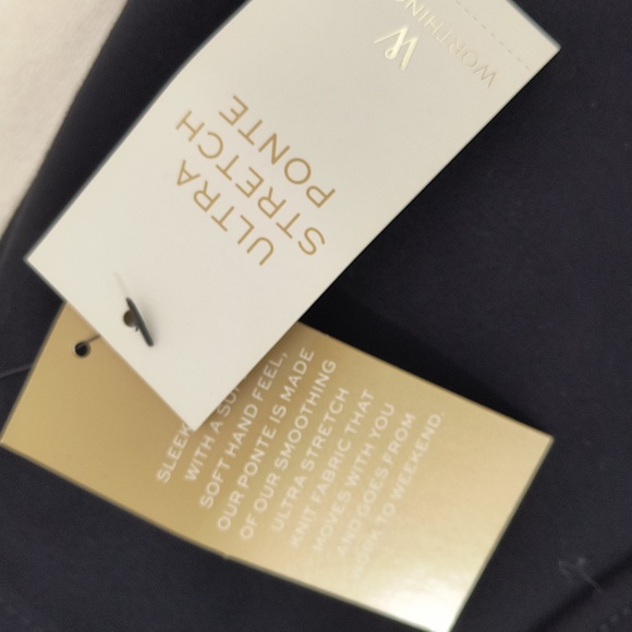 NEW Worthington Black Knit Ponte Pull On Skirt - Picture 9 of 9